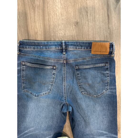 American Eagle Original Straight Jeans Men's Size 34x32 - Picture 7 of 7